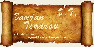 Damjan Timarov vizit kartica